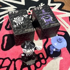 FTP F*ckthepopulation Boris Black Bobblehead + Spook Bobblehead Bundle